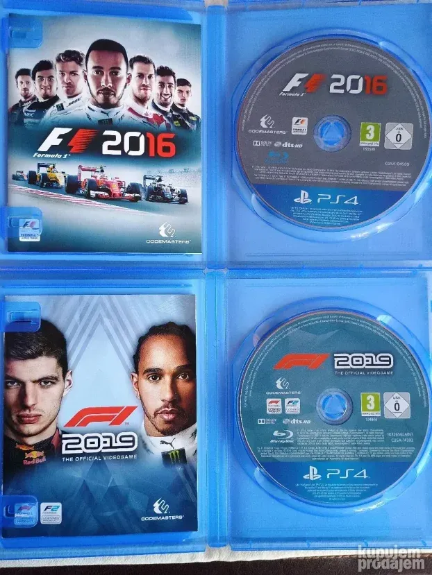 PS4 / PS5 - F1 2016 i F1 2019