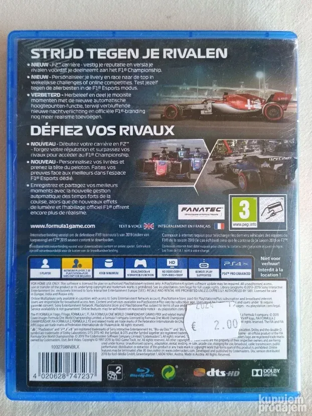 PS4 / PS5 - F1 2016 i F1 2019