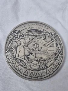 Bronzana plaketa 13 kongres logorasa 1964 Paris RRR