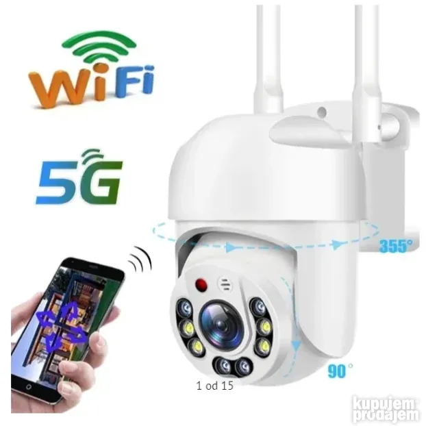 WiFi Video Nadzor ABQ-A6 Kamera za video nadzor ICSEE Novo