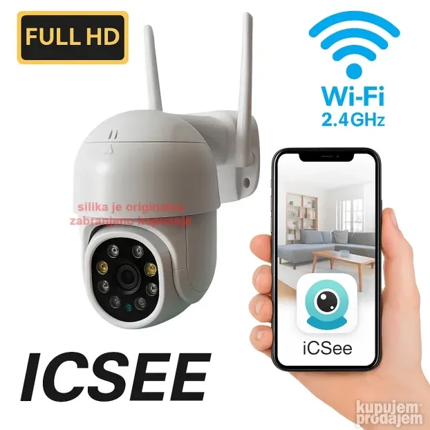 WiFi Video Nadzor ABQ-A6 Kamera za video nadzor ICSEE Novo