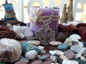 Keltski krst amulet privezak za kljuceve
