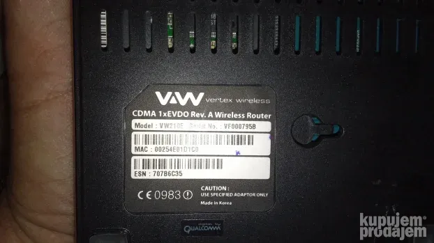 Vertex Wireless VW210E ruter