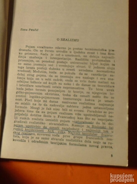 Realizam Sava Penčić