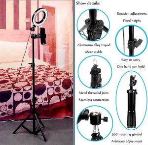 Ring Light Ring Lajt Stativ NOVO