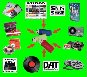 DIGITALIZACIJA(presnimavanje) KASETA u reg. radnji!