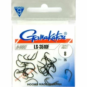 Udice Gamakatsu LS-3510F (Crna) vel.6,8,10