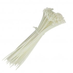 Vezica za kabl 160x2.5mm bela-100 komada