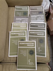 Vojnosanitetski pregled - 9 brojeva