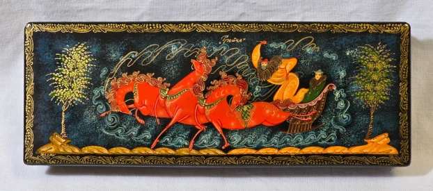 Ruska kutija Paleh Rucni rad