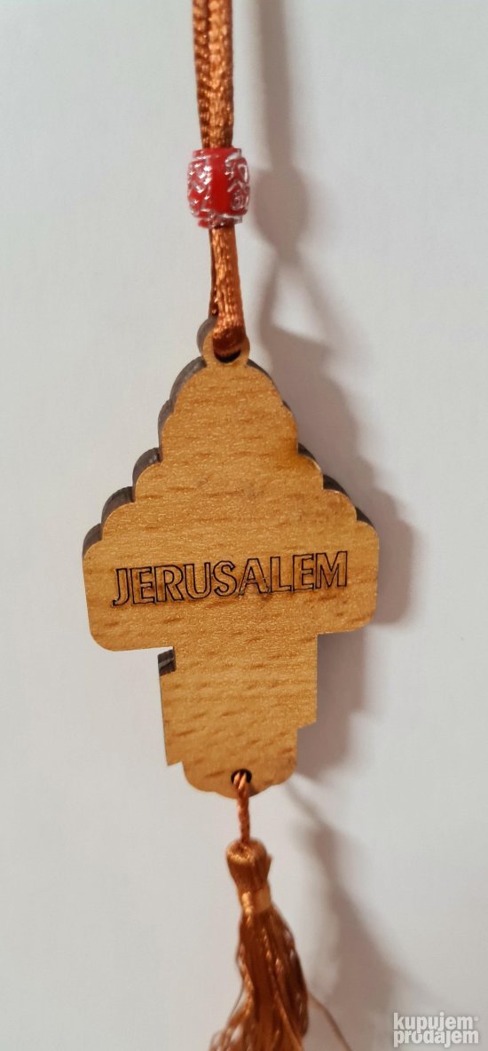 Prelep Jerusalimski pravoslavni krst za auto - model 1
