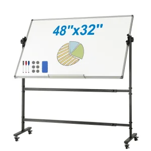 VEVOR mobilna magnetna bela tabla 122 x 81 cm