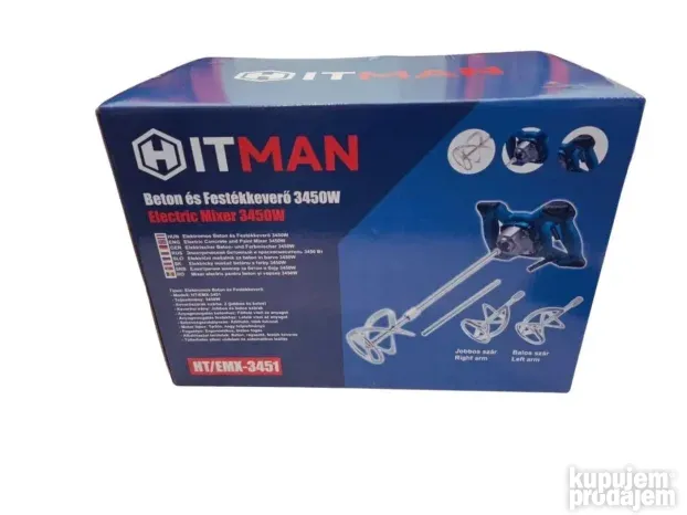 HT-EMX-3451 Mixer HITMAN 3450W sa dva mešača na lageru