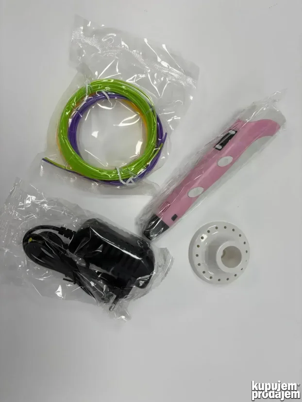 3D olovka + šabloni + boje KOMPLET, dostupno odmah! - 3D pen