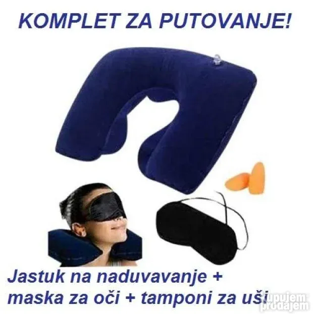 SET za putovanje JASTUK i MASKA