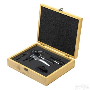 Vinski set u drvenoj kutiji, 5 u 1 - BAROLO