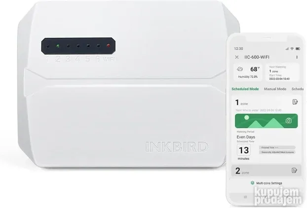 Inkbird IIC-600-WIFI kontroler za prskalice/zalivanje
