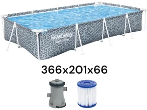 Bestway Bazen 366x201x66cm Steel Pro(561FV)