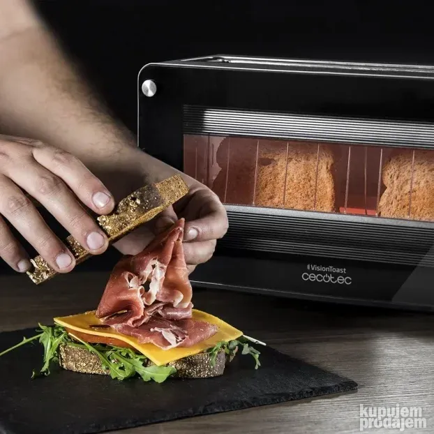 Toster za Sendvice - Cecotec VisionToast Toaster 1260 W,