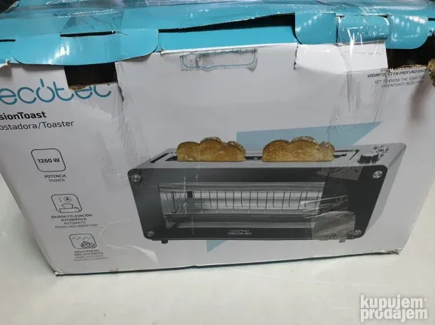 Toster za Sendvice - Cecotec VisionToast Toaster 1260 W,