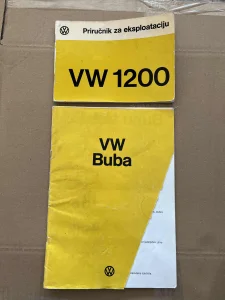 VW Buba uputstvo za upotrebu