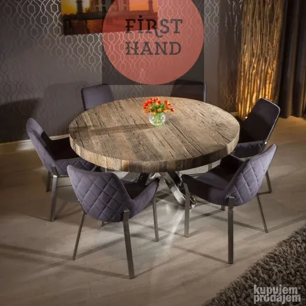 Trpezarijski Sto od punog Drveta RUSTIK NOV AKCIJA
