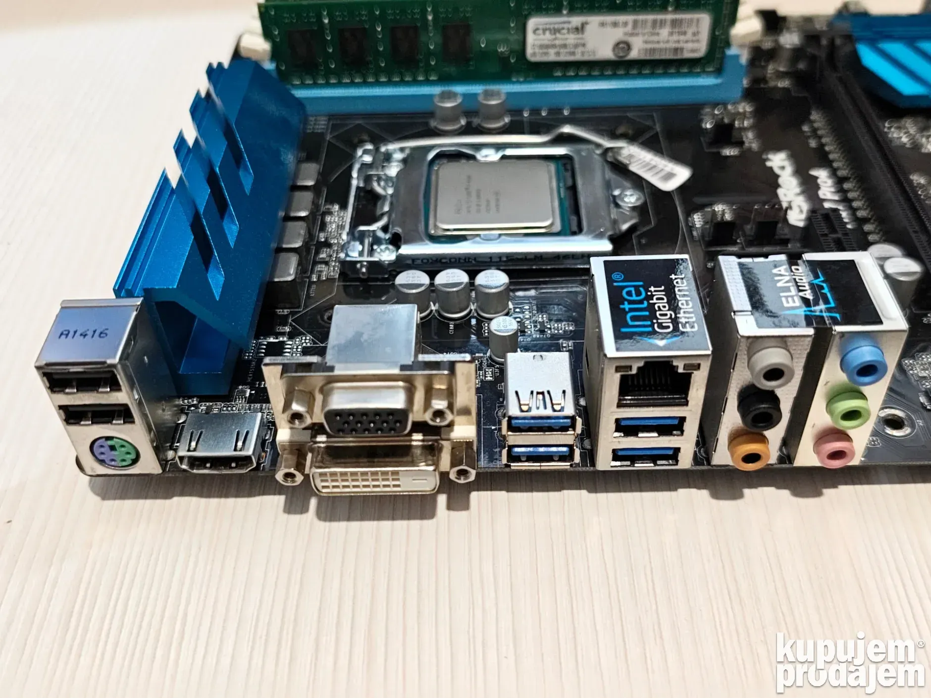 ASRock H97 Pro4 + I7-4790 + 32GB DDR3 odlicna polukon