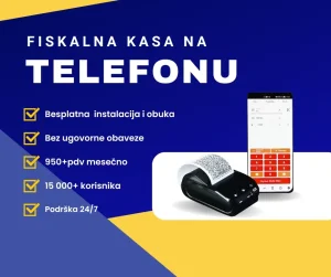 Fiskalna kasa na mobilnom telefonu