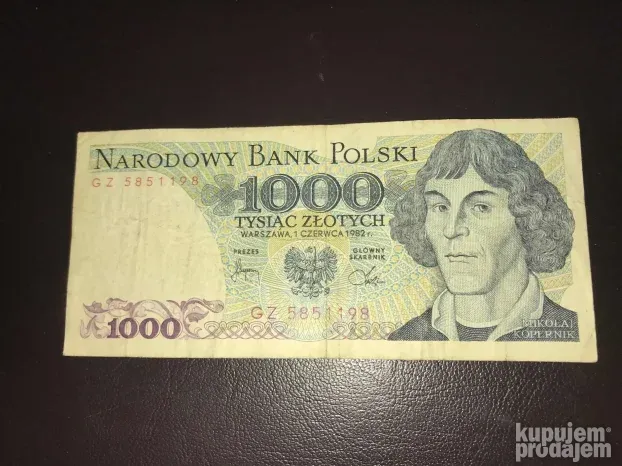 Poljska 1000 zlota.
