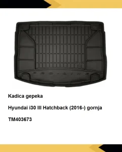 Kadica gepeka Hyundai i30 III Hatchback (2016-) gornja