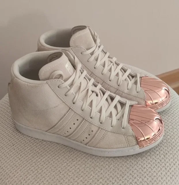 adidas gazelle silver green womens Adidas Superstar Metal Toe Chrome Copper Toe (W)