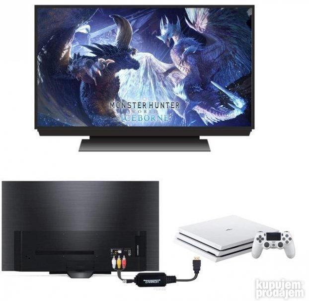 Adapter HDMI muški-3xRCA muški