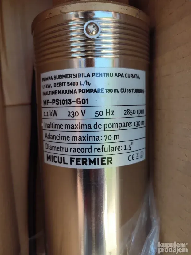 MF-PS1013-G01 Pumpa Raketa MICUL FERMIER 1,1 kW 16 Turbina