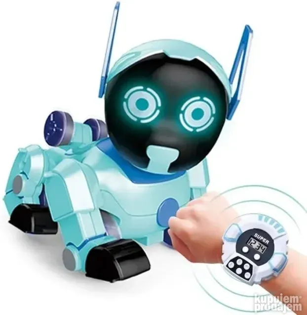 Pametni robot pas +sat daljinski
