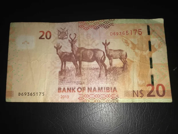 Namibija 20 dolara.2013.