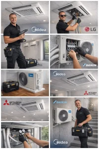 Montaza MULTI SPLIT KLIMA  Zahtevne montaze  GARANCIJA