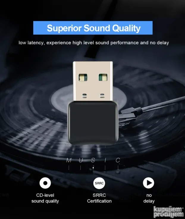 Bluetooth 5.0 Adapter / RTL8671B KupujemProdajem