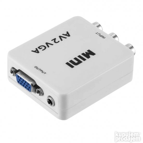 AV2VGA AV RCA/Činč na VGA konverter slika+audio zvuk