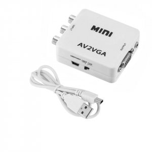 AV2VGA AV RCA/Činč na VGA konverter slika+audio zvuk
