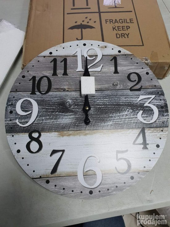 Retro Zidni Sat O33.8cm - Antique