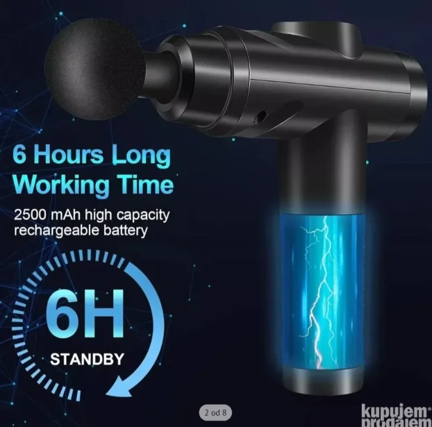 Fizioterapijski pištolj za masažu Masažer ZEROLIA A3 - NOVO