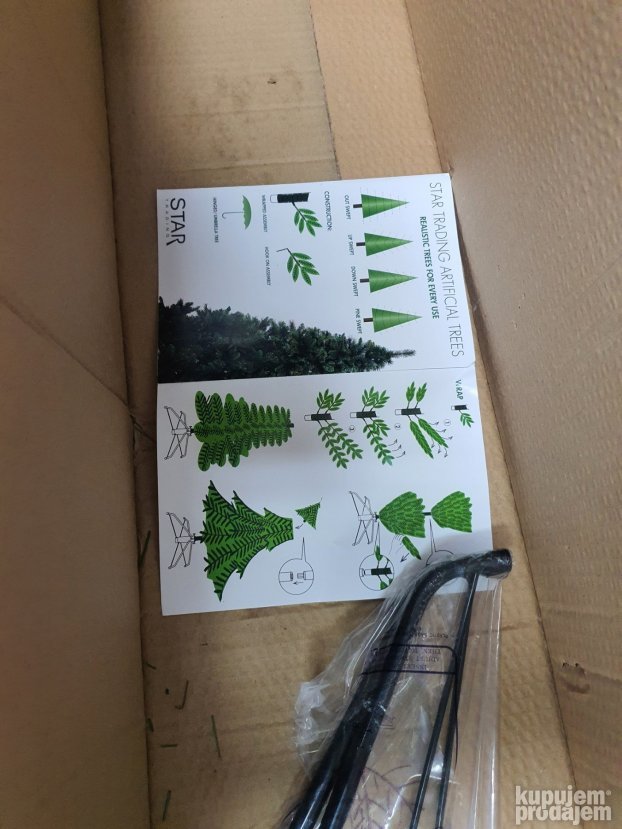Novogodisnja jelka 180cm sa led lampicama - otava
