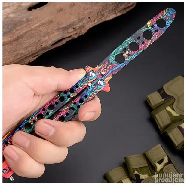 Leptir Noz Butterfly Knife Tup Model 4