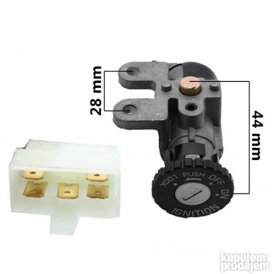 Kontakt brava GY6 50cc 4T Sprint Peda sa čepom rezervoara