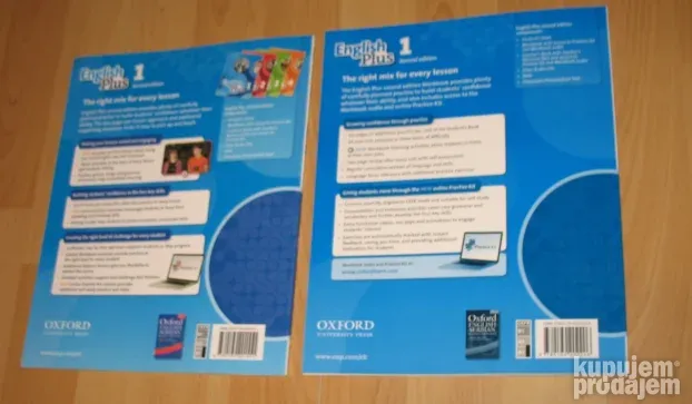 5. ENGLISH PLUS 1 LOGOS Udzbenik + radna sveska NOVO