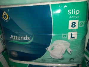 Pelene za odrasle L8 Attends Slip Aktiv 28 k.p. 4p.5600d.