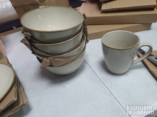 Keramicki set posudja Vintage Maser Nottingham