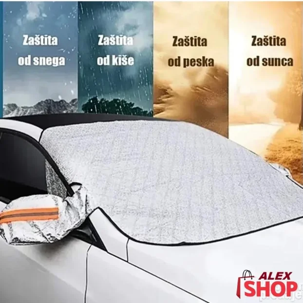 Zaštitna prostirka za šoferšajbnu zaštita od sunca i leda