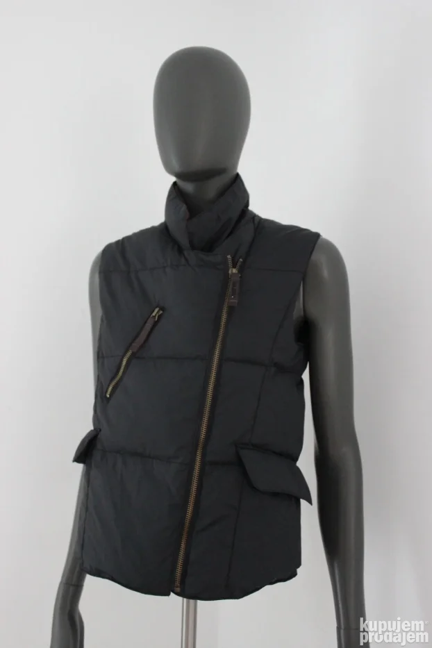 GURU perjani zenski prsluk crne boja S/36