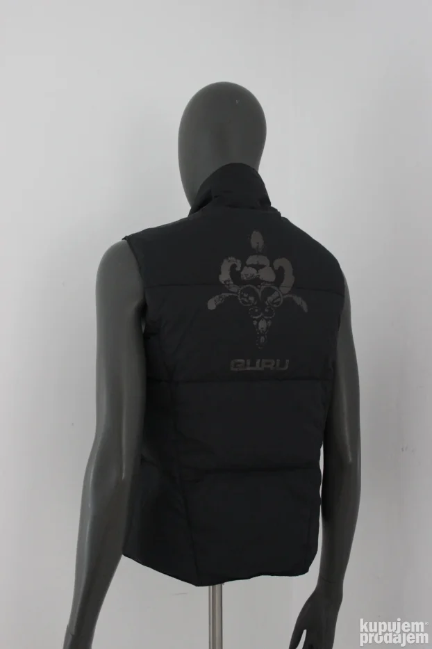 GURU perjani zenski prsluk crne boja S/36